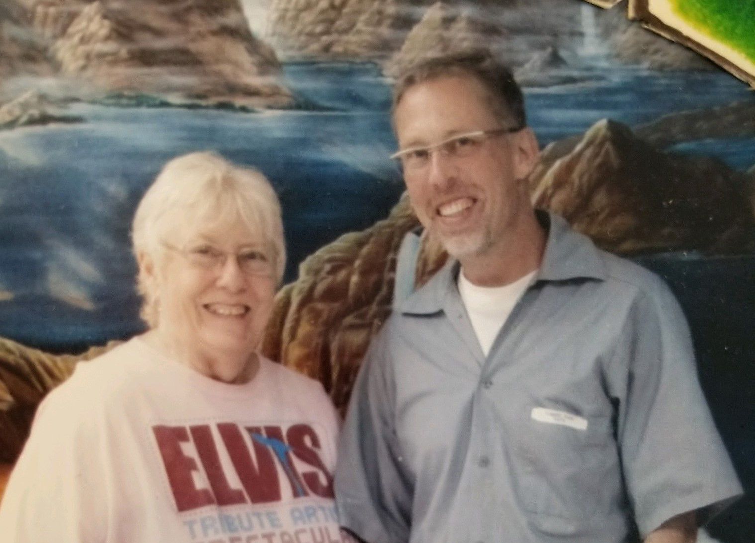 Penny Kopp and son Frank Flanders